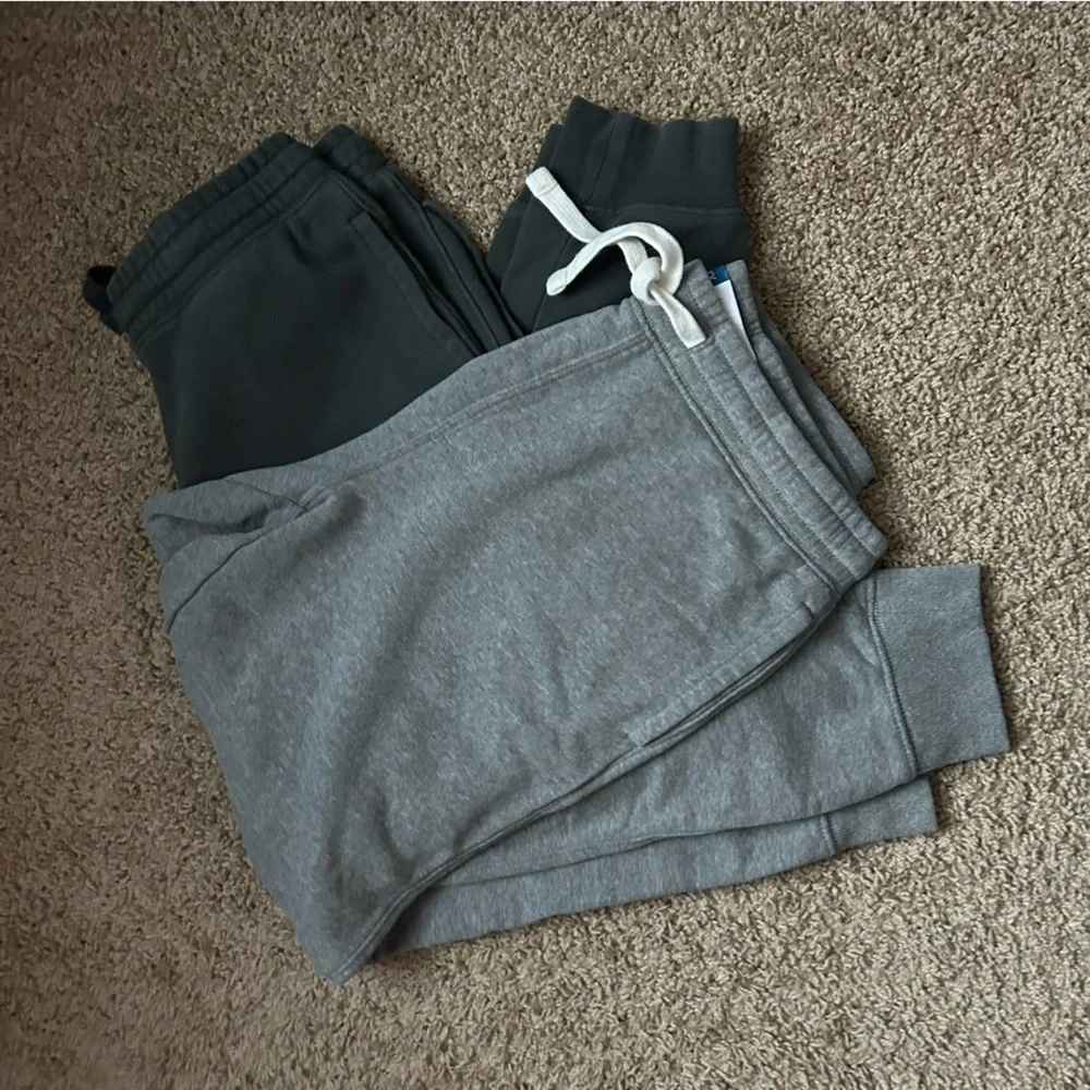 Men’s Old Navy Black & Grey Tapered Jogger Sweatpants Lot of 2 Size Medium |E16 - Picture 3 of 16